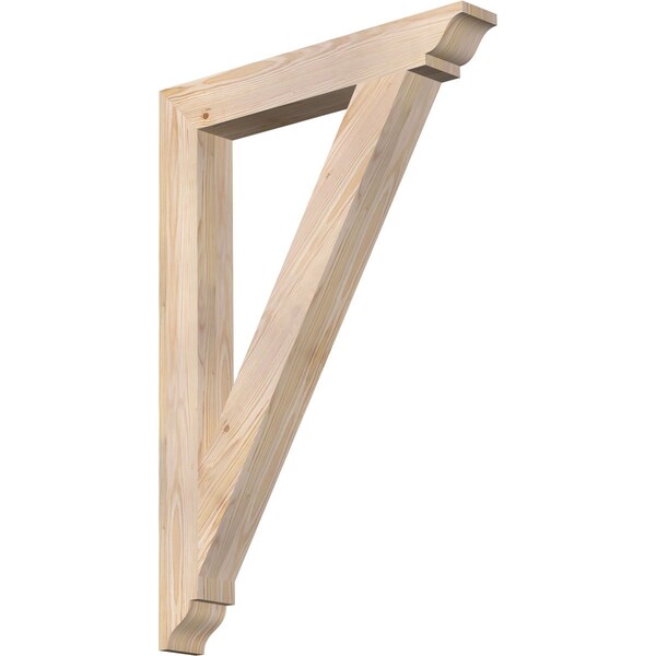 Ekena Millwork Traditional Traditional Smooth Bracket, Douglas Fir, 3 1/2"W x 26"D x 38"H BKT04X26X38TRA01SDF - main